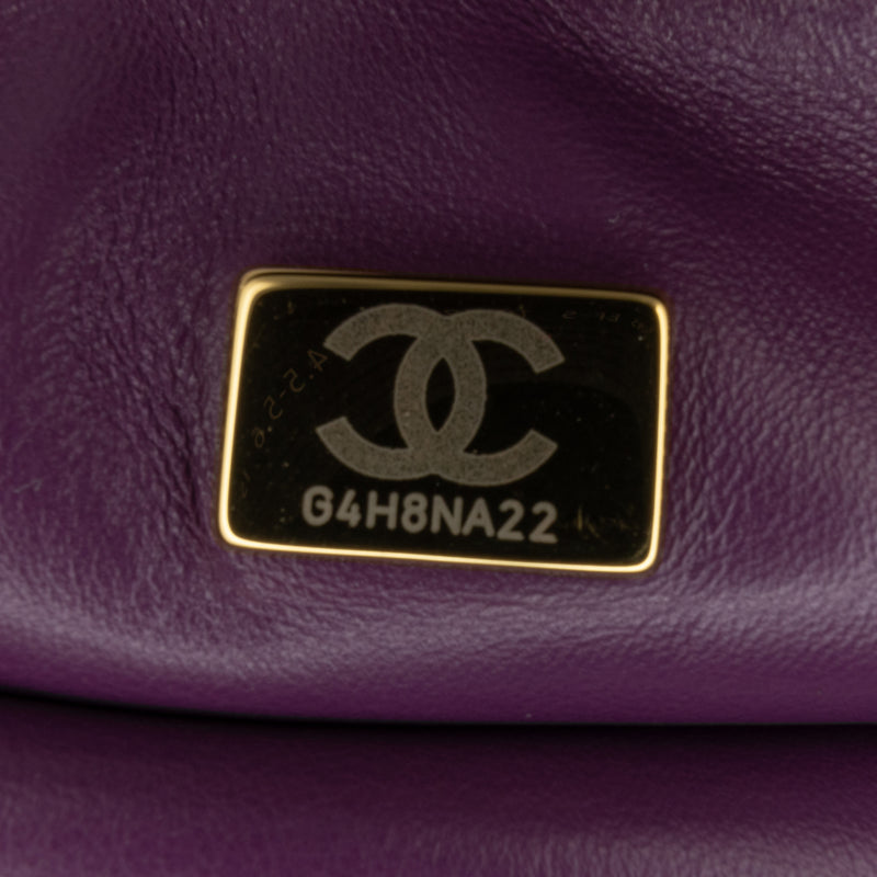 Small Quilted Shearling Vanity Case - Image 7