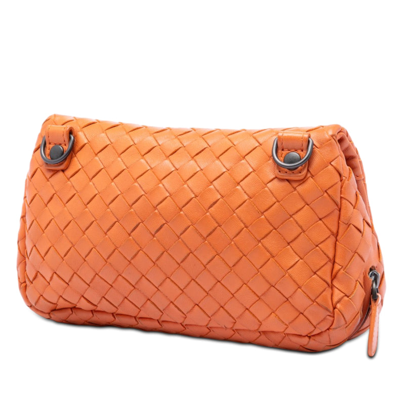 Mini Nappa Intrecciato Expandable Chain Flap Crossbody - Image 2