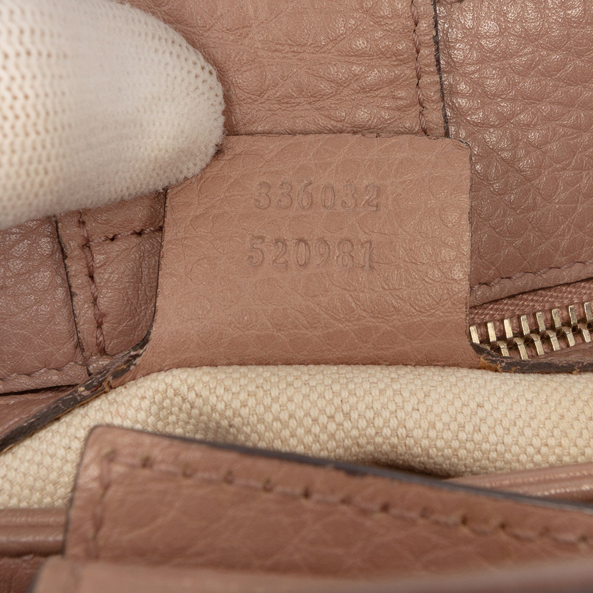 Small Calfskin Bamboo Shopper Satchel - Image 6