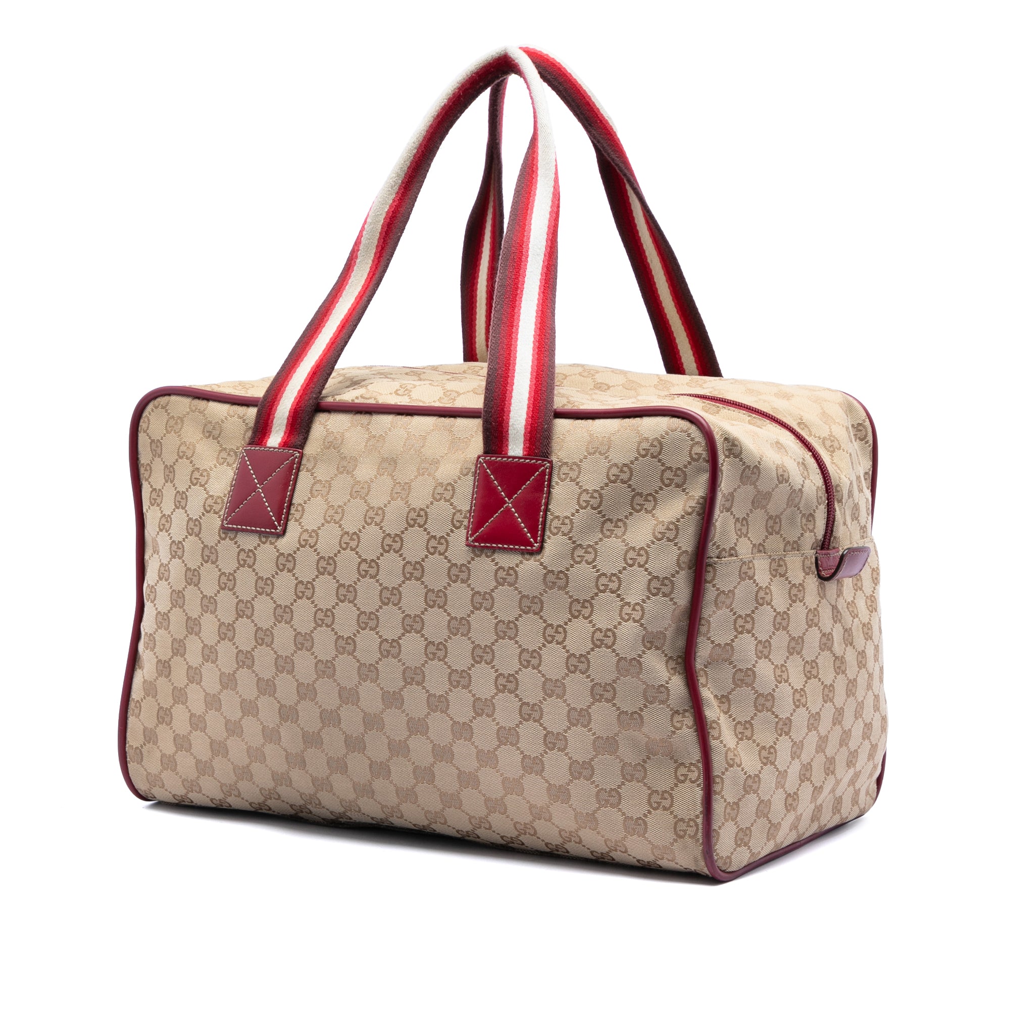 GG Canvas Web Travel Bag - Image 2