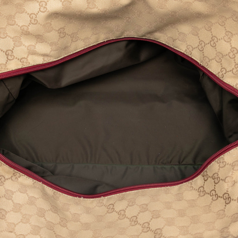 GG Canvas Web Travel Bag - Image 4