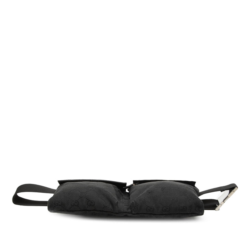 GG Canvas Double Pocket Belt Bag - Image 3