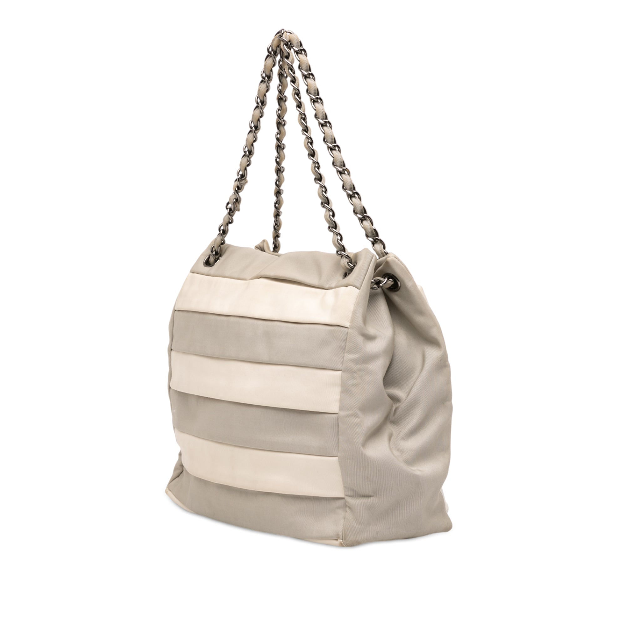 Bicolor Nylon Grosgrain Reissue 2.55 Shopping Tote - Image 2