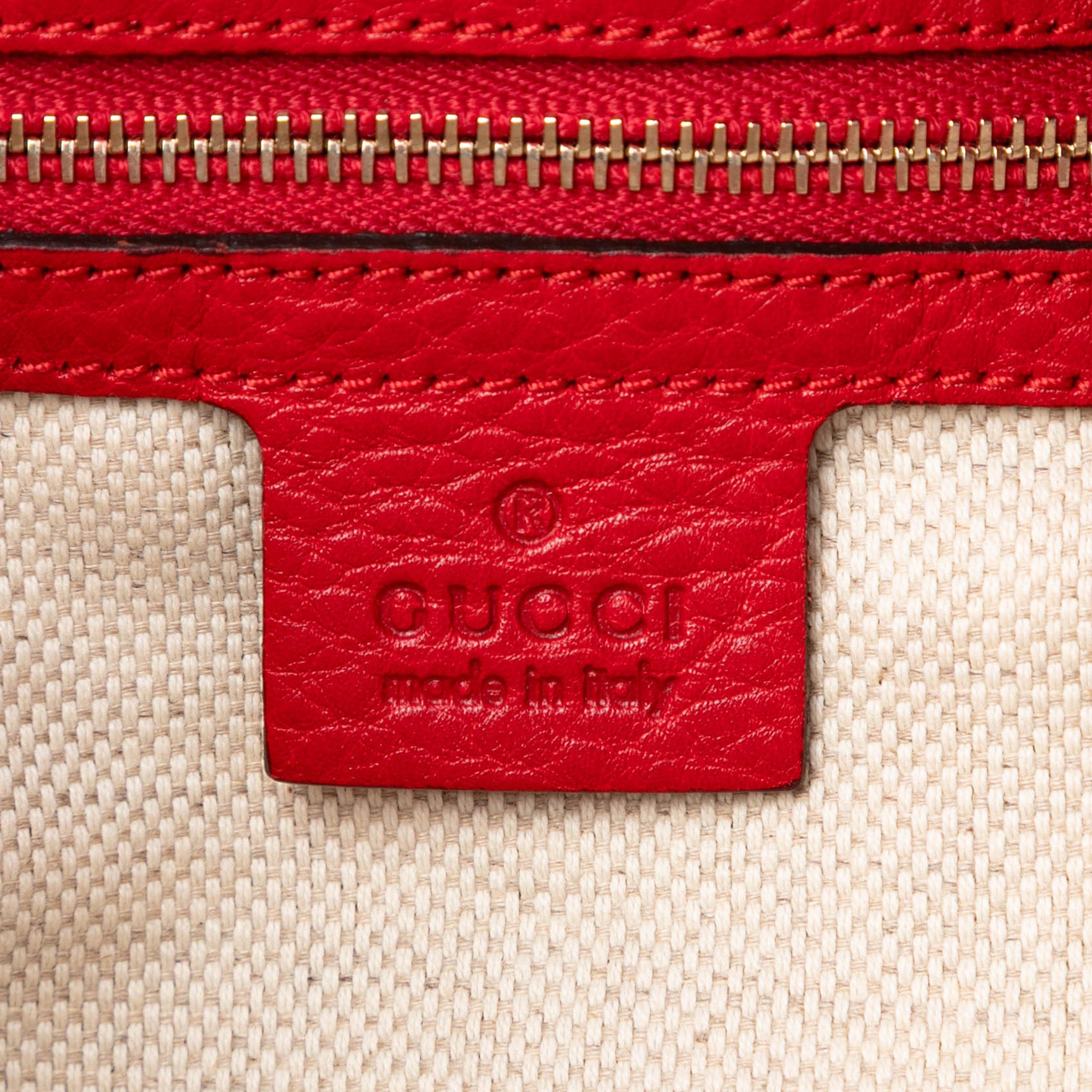 GG Canvas Bamboo Diana Satchel - Image 5