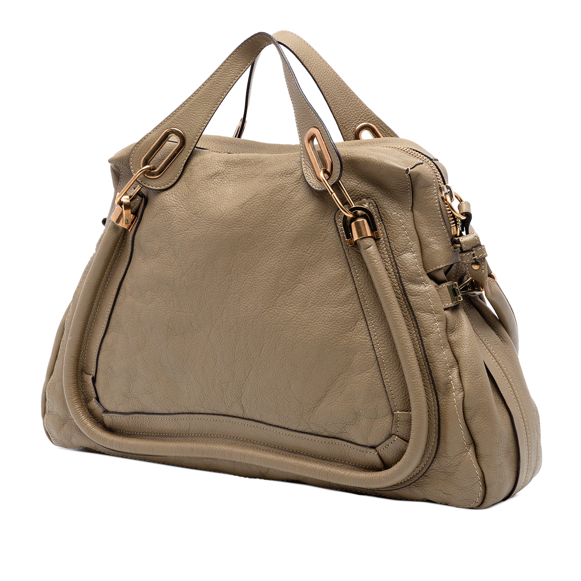 Large Leather Paraty Satchel - Image 2