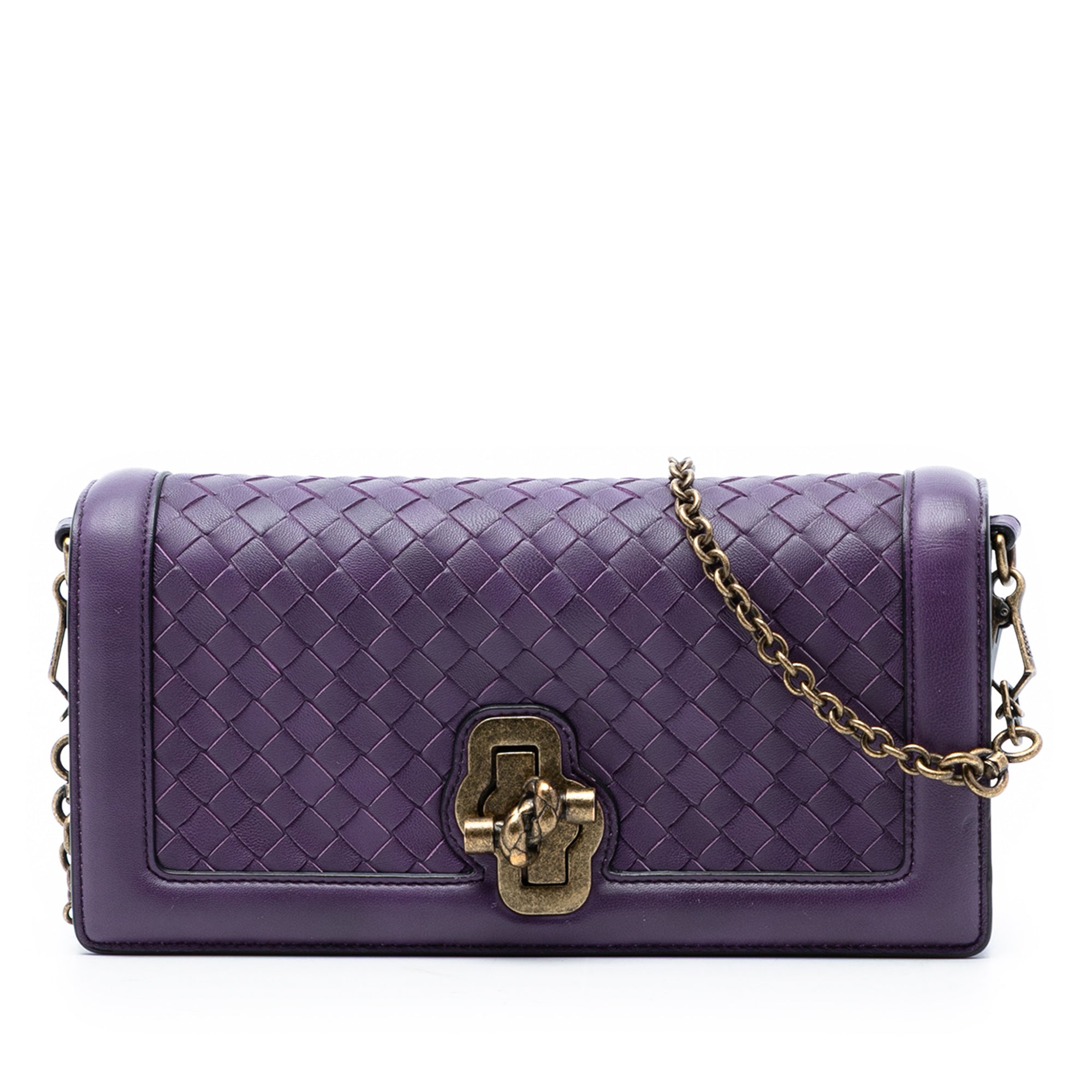 Nappa Intrecciato Olimpia Knot Crossbody - Image 1