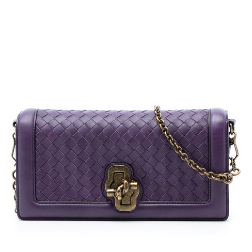 Nappa Intrecciato Olimpia Knot Crossbody - Image 1