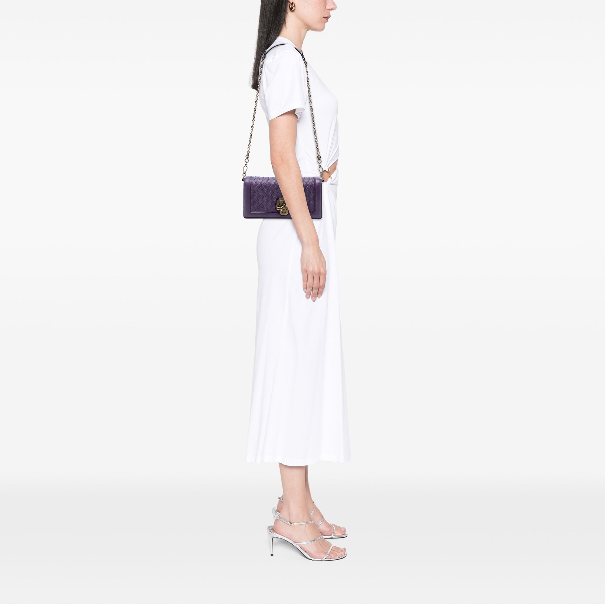 Nappa Intrecciato Olimpia Knot Crossbody - Image 7