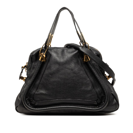 Medium Pebbled Leather Paraty Satchel - Image 1