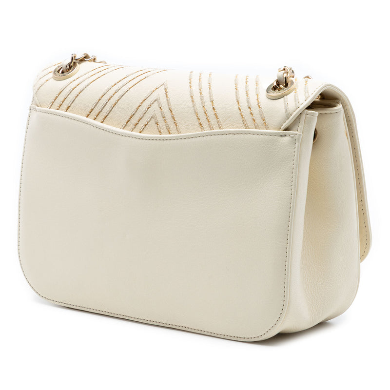 Large Chevron Sheepskin Subtle Flap - Image 2