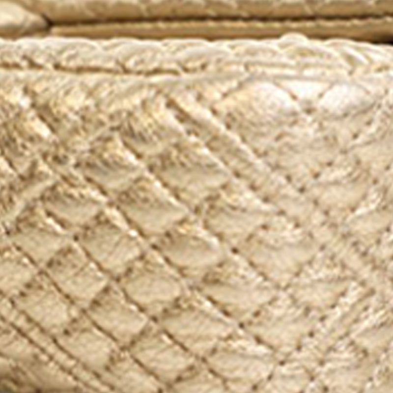 Small Micro Quilted Metallic Lambskin Coin Flap - Image 13