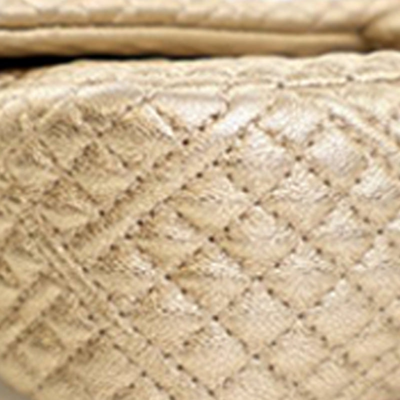 Small Micro Quilted Metallic Lambskin Coin Flap - Image 14