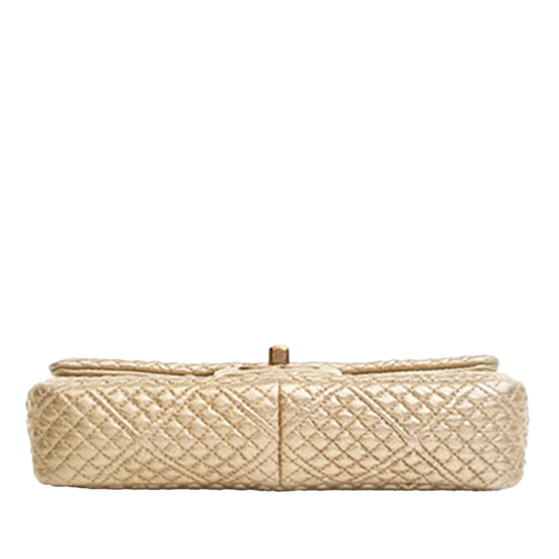 Small Micro Quilted Metallic Lambskin Coin Flap - Image 5