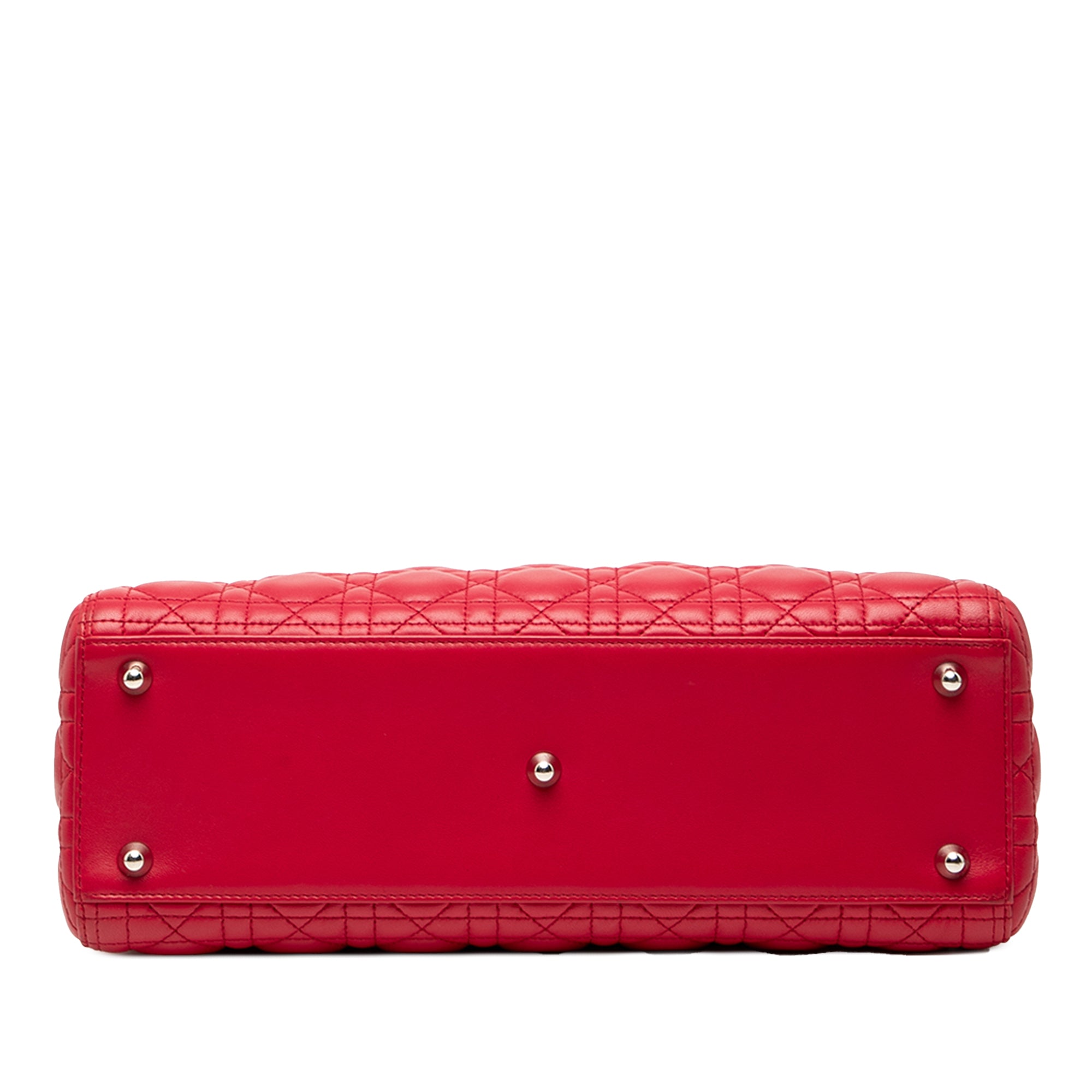 Large Lambskin Cannage Lady Dior - Image 3