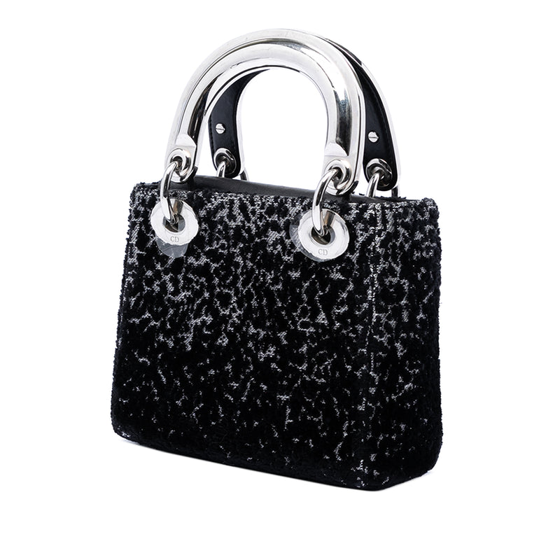 Mini Fabric Lame Lady Dior - Image 2