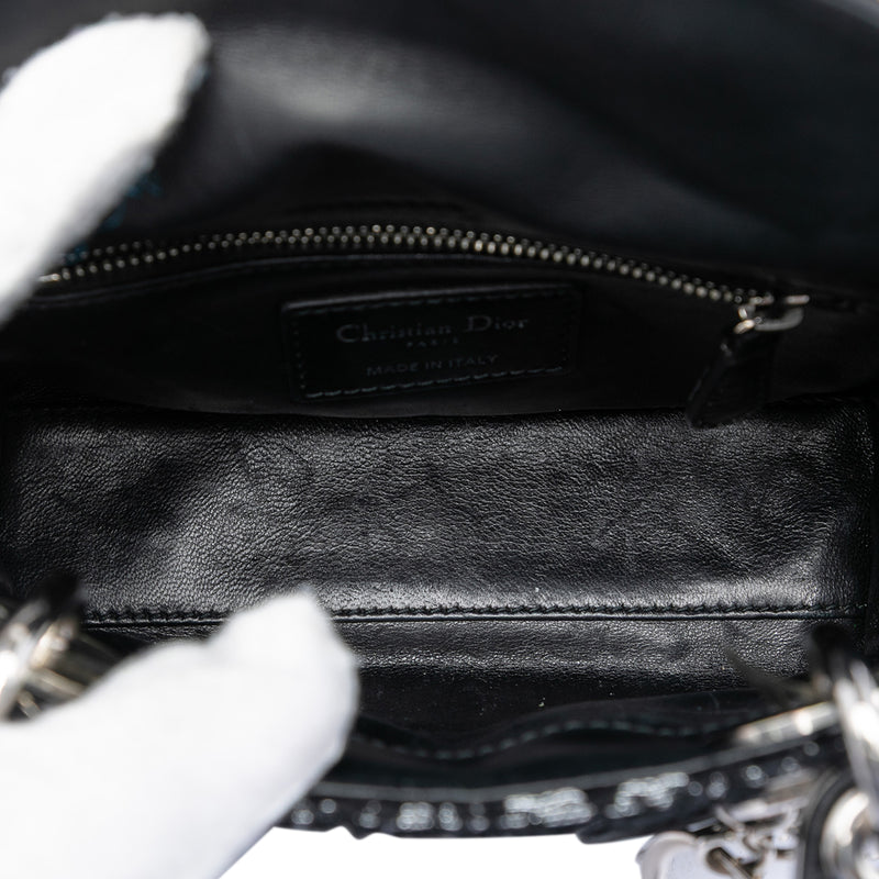 Mini Fabric Lame Lady Dior - Image 4