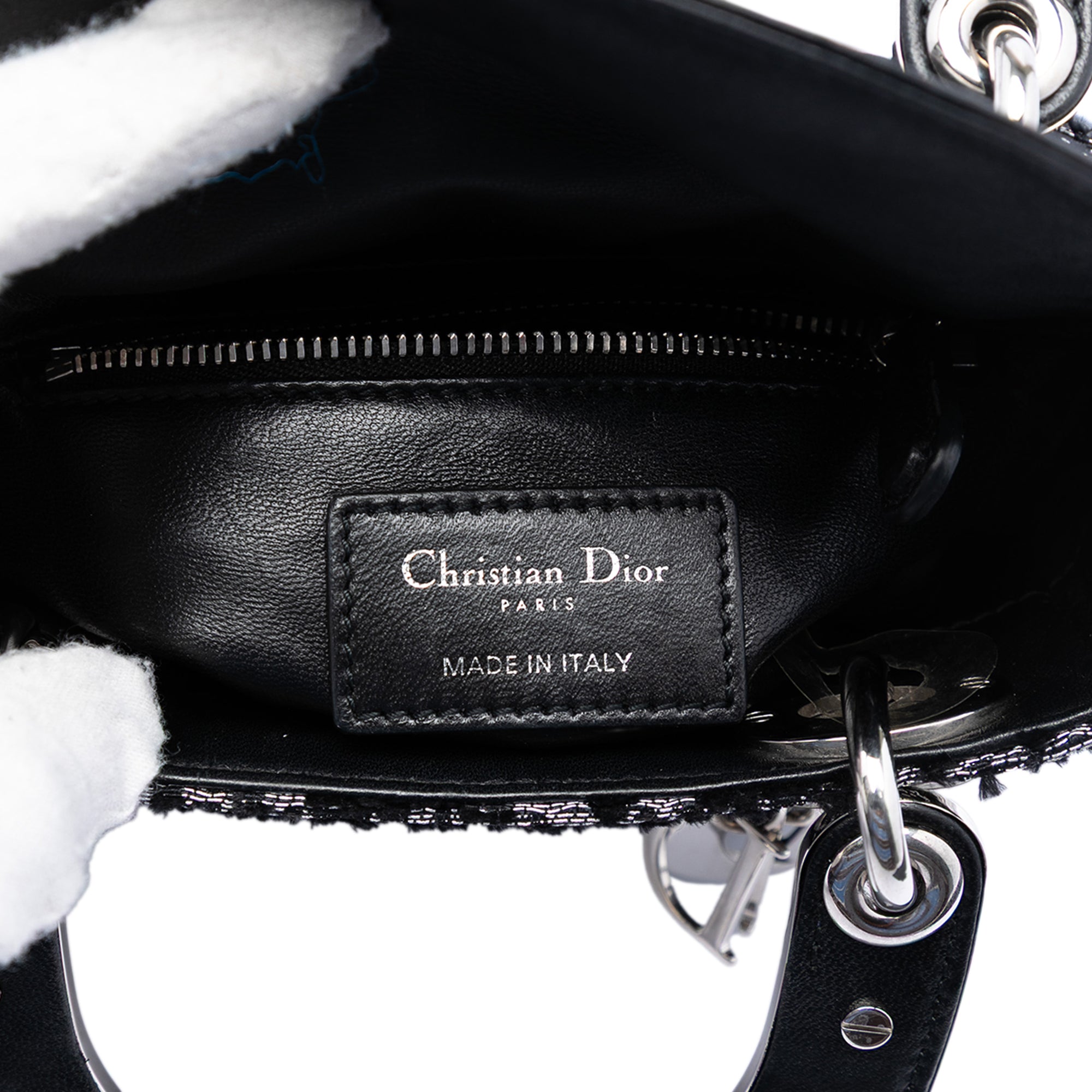 Mini Fabric Lame Lady Dior - Image 5