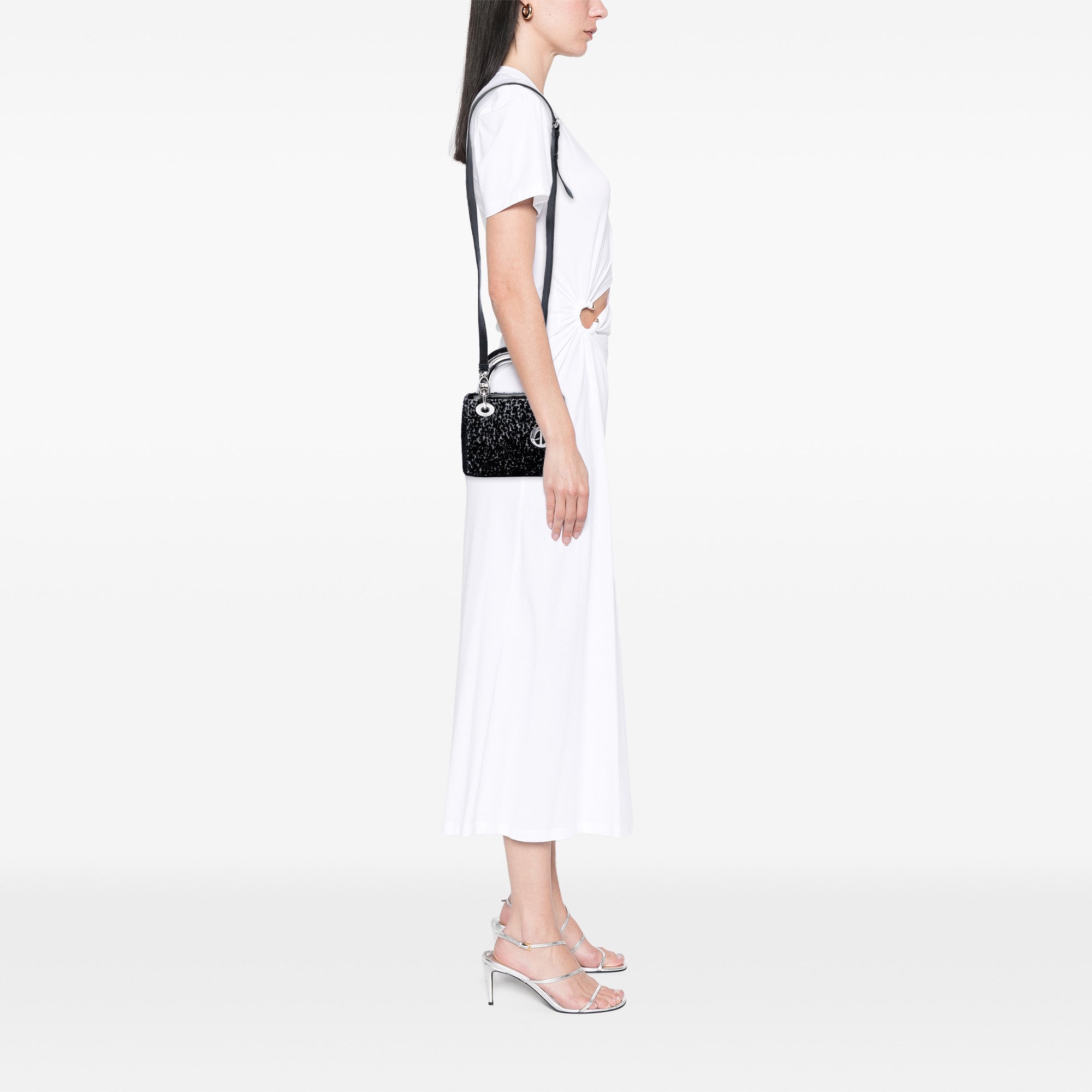 Mini Fabric Lame Lady Dior - Image 7