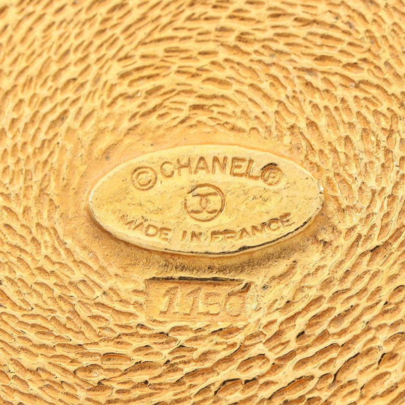 Gold Plated 31 Rue Cambon Round Brooch - Image 3