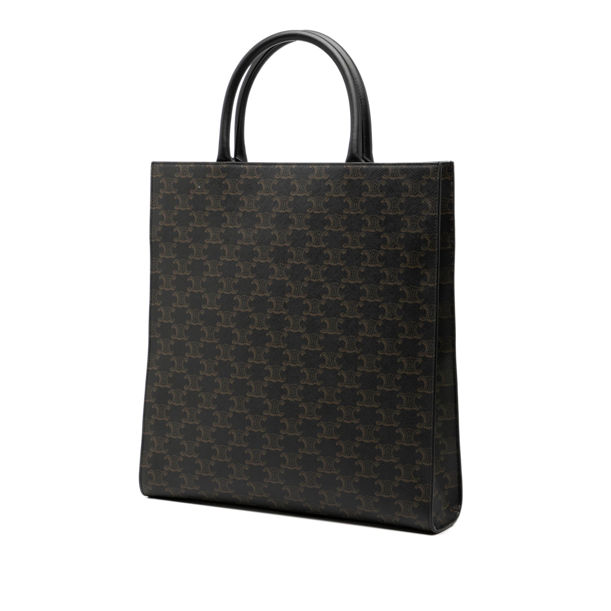 Medium Triomphe Coated Canvas Vertical Cabas Tote - Image 2