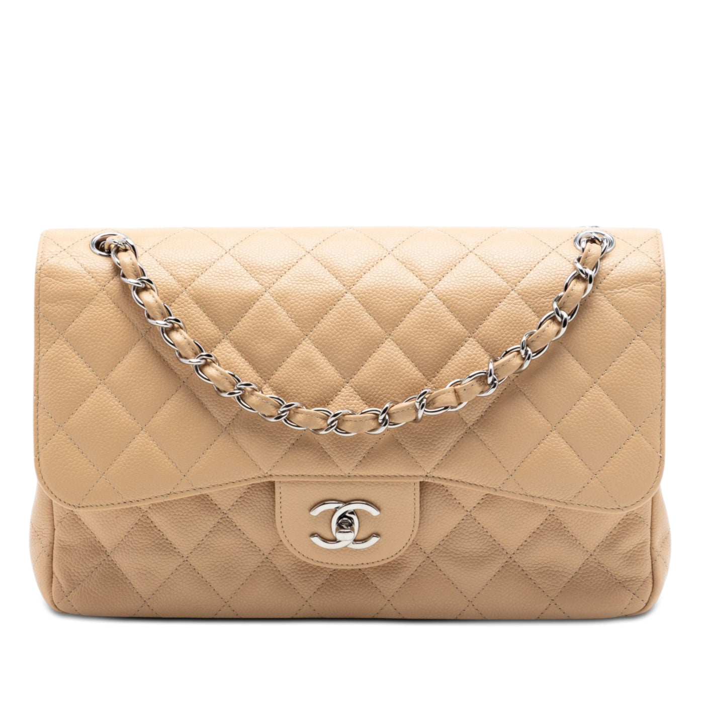 Jumbo Classic Caviar Double Flap - Image 1