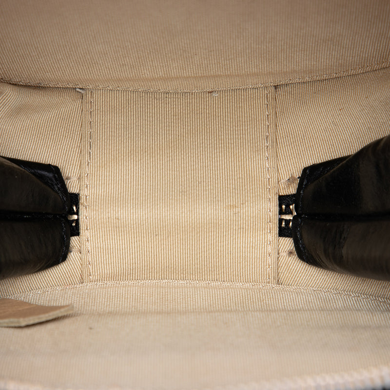 Glazed Calfskin Round As Earth Evening Bag - Image 4
