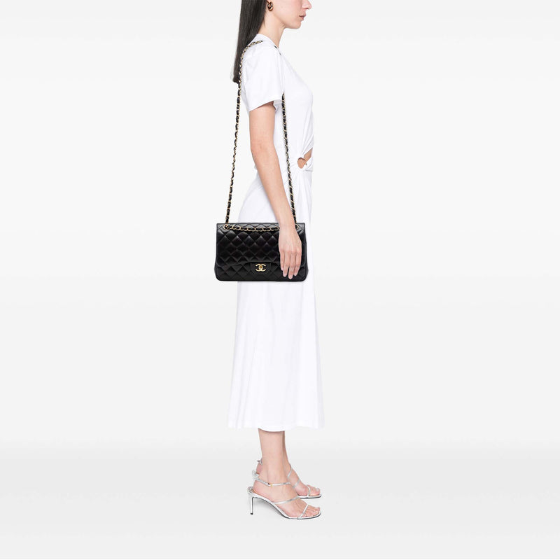 Jumbo Classic Lambskin Double Flap - Image 6