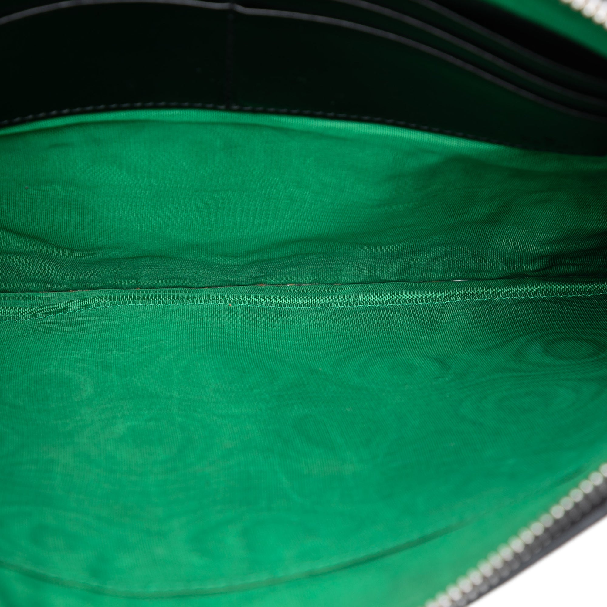 Quilted Leather G Rhombus Zip Clutch - Image 4