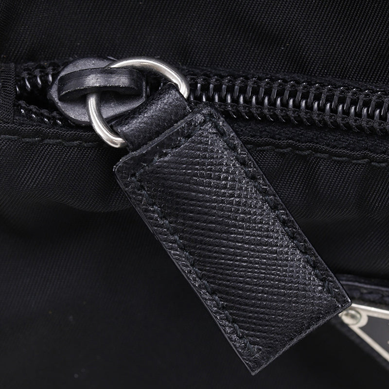 Saffiano Trimmed Tessuto Travel Bag - Image 9