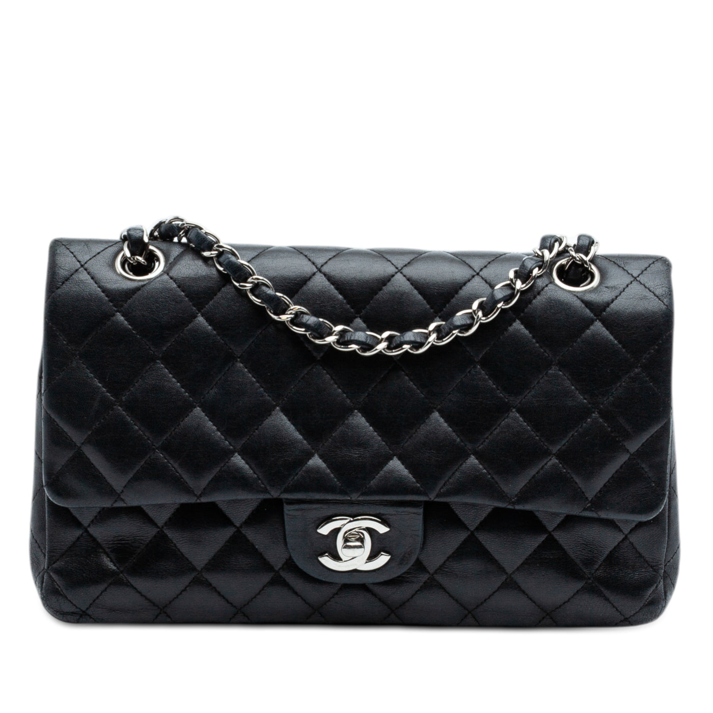 Medium Classic Lambskin Double Flap - Image 1