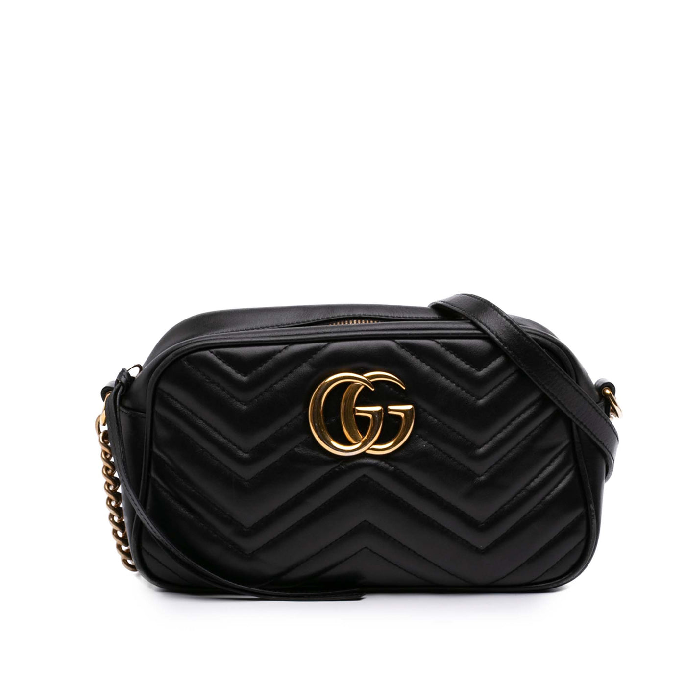 Small GG Marmont Matelasse Calfskin Crossbody - Image 1