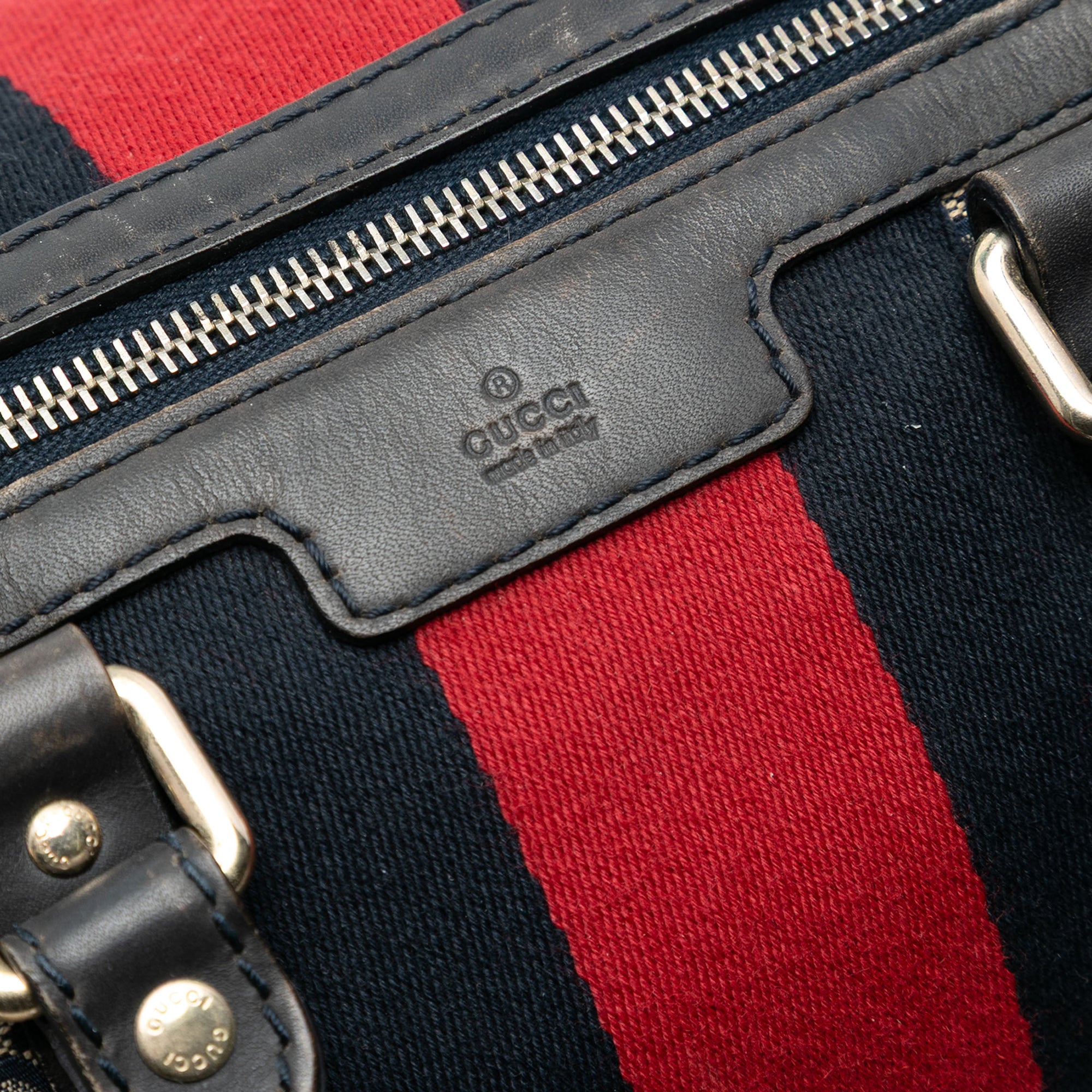 Medium GG Canvas Web Joy Boston Bag - Image 5