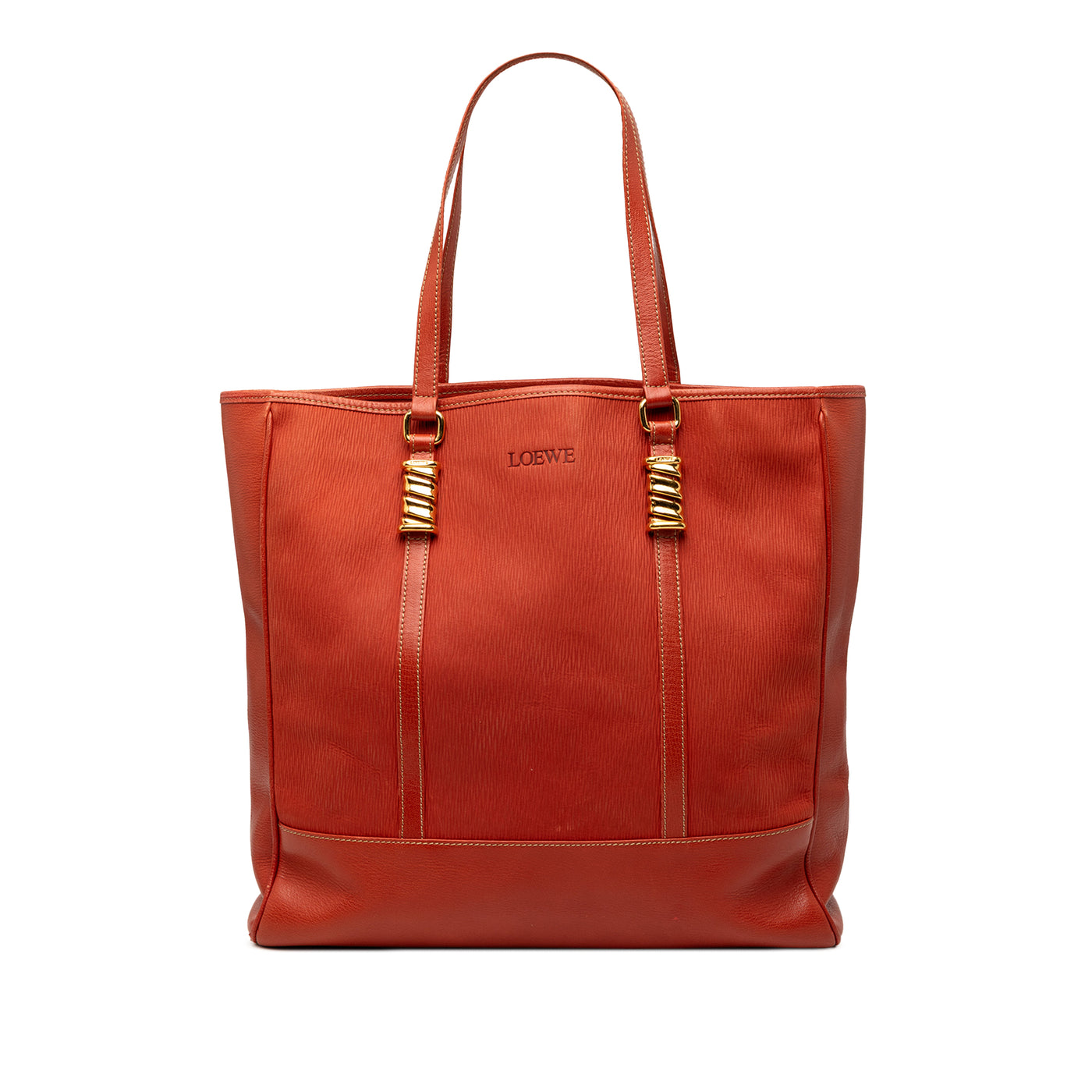 Leather Velazquez Twist Tote - Image 1