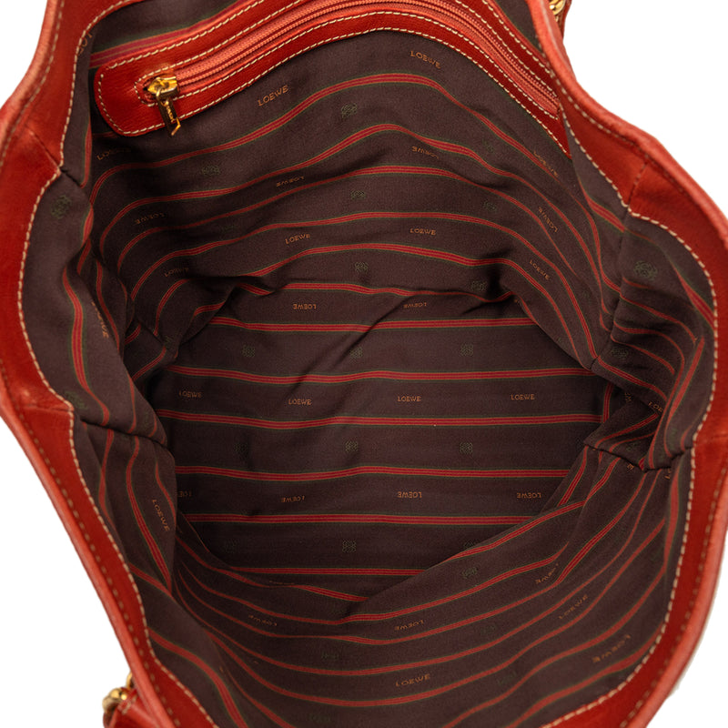 Leather Velazquez Twist Tote - Image 4