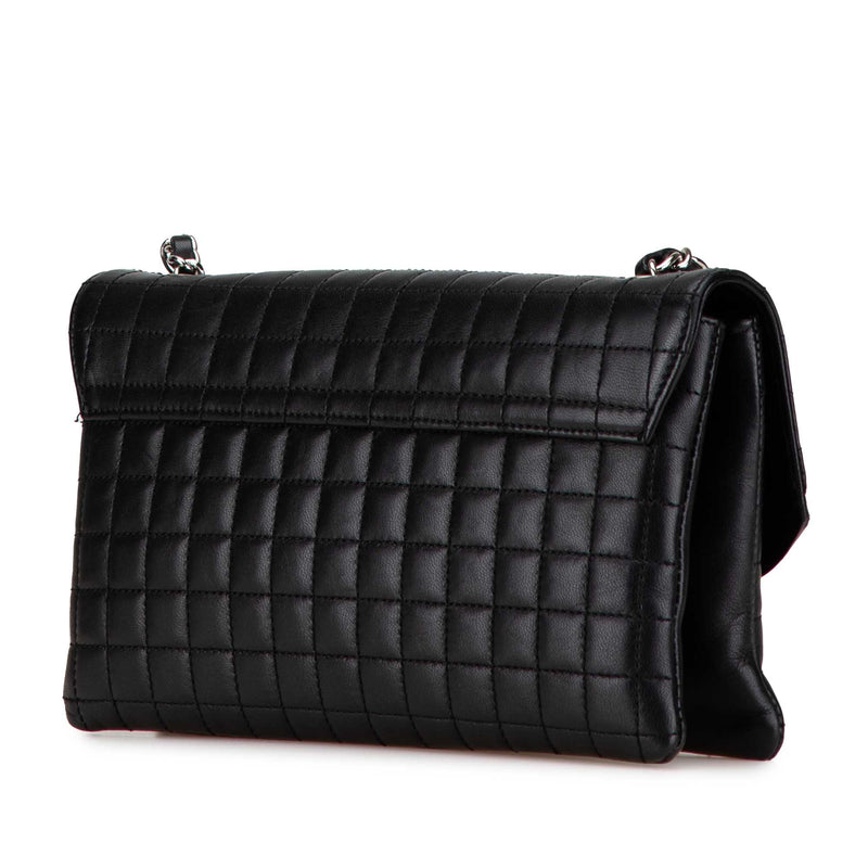 Choco Bar Calfskin Camellia No. 5 CC Shoulder Bag - Image 2