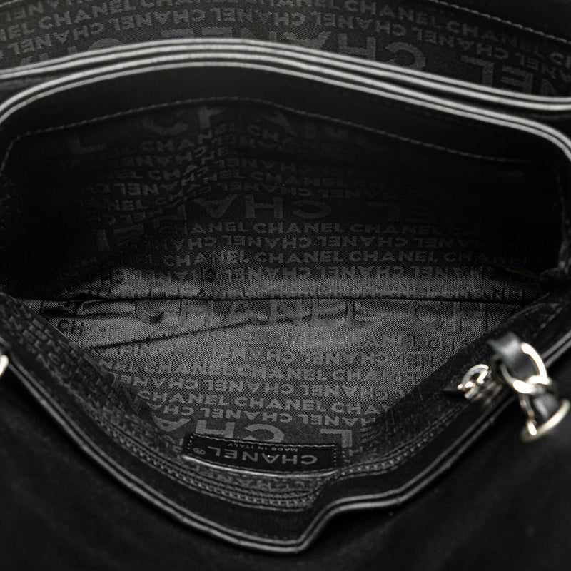 Choco Bar Calfskin Camellia No. 5 CC Shoulder Bag - Image 4