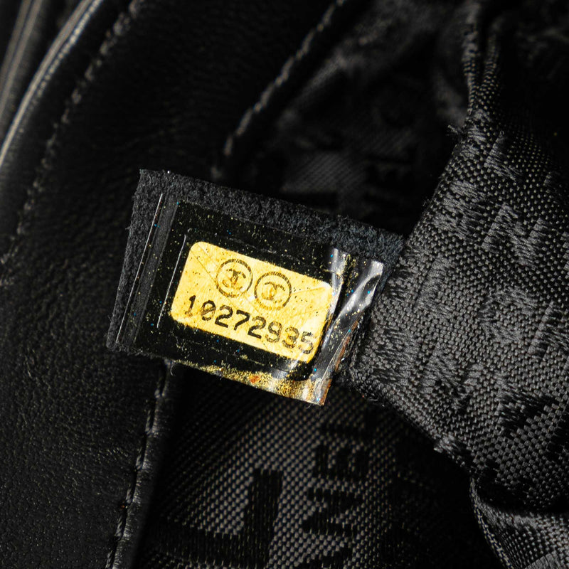 Choco Bar Calfskin Camellia No. 5 CC Shoulder Bag - Image 7