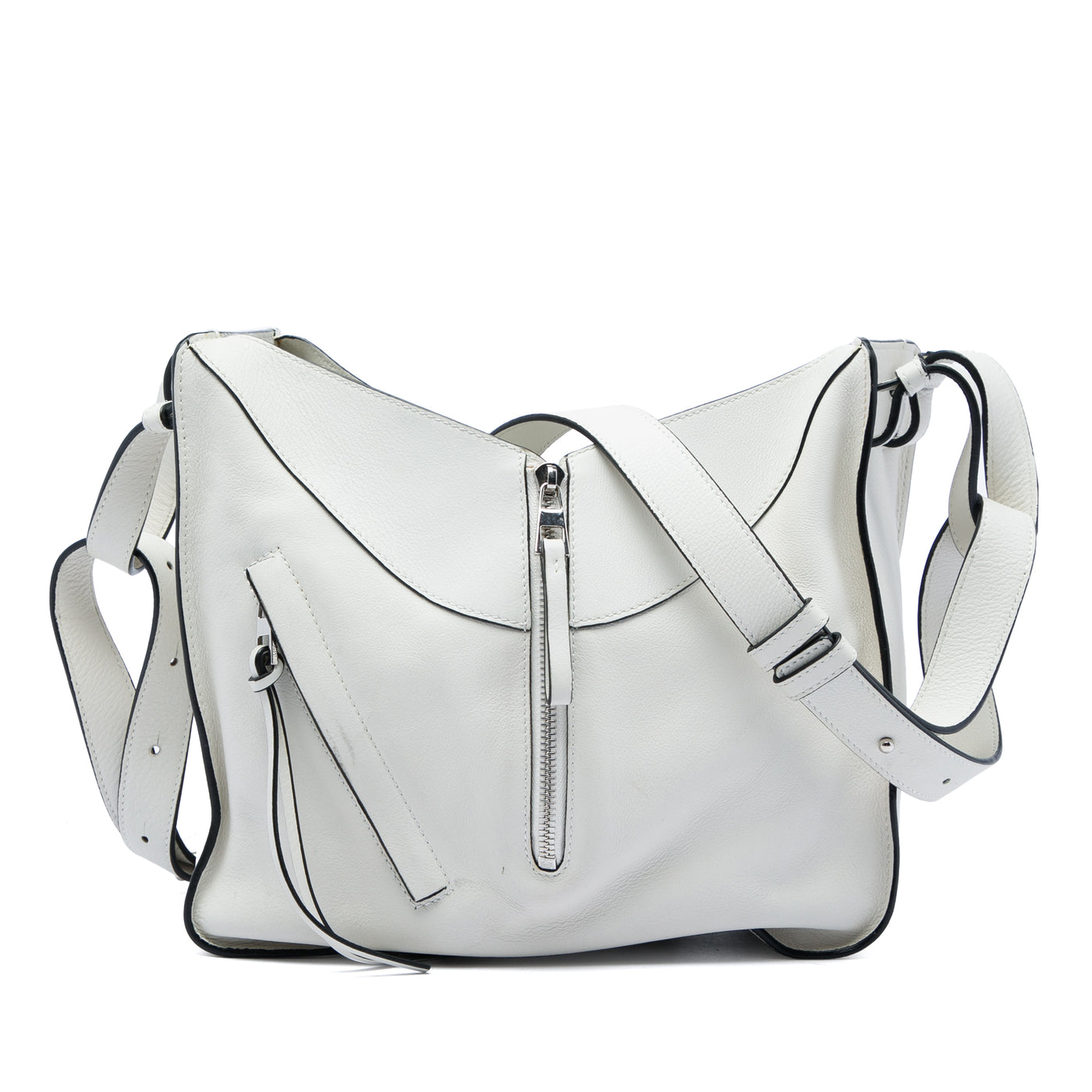 Small Grained Calfskin Hammock Bag - Image 1