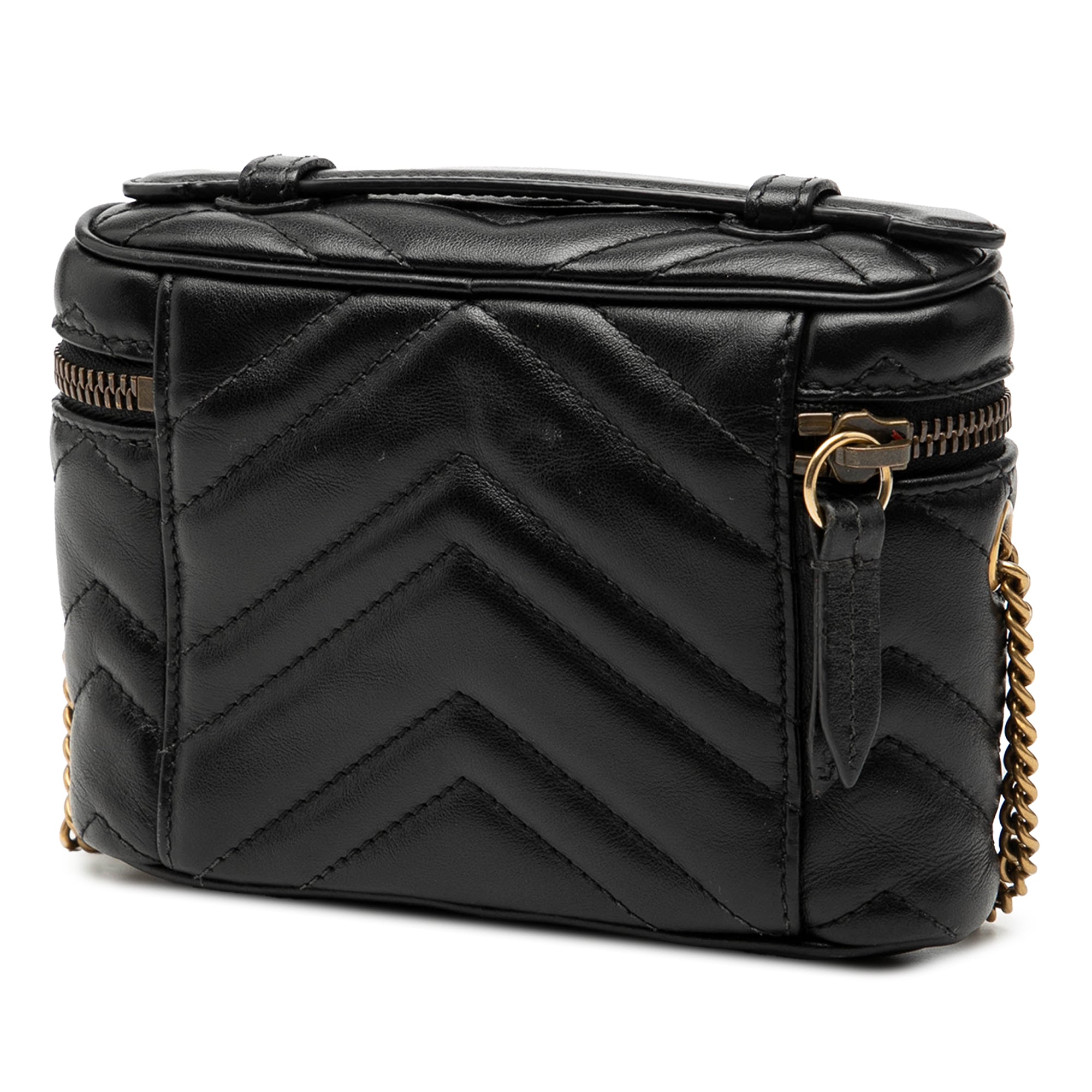 Mini GG Marmont Matelasse Leather Top Handle - Image 2