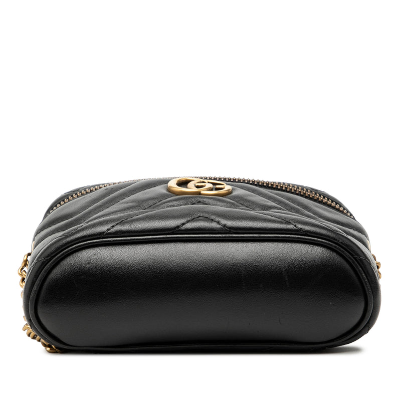 Mini GG Marmont Matelasse Leather Top Handle - Image 3