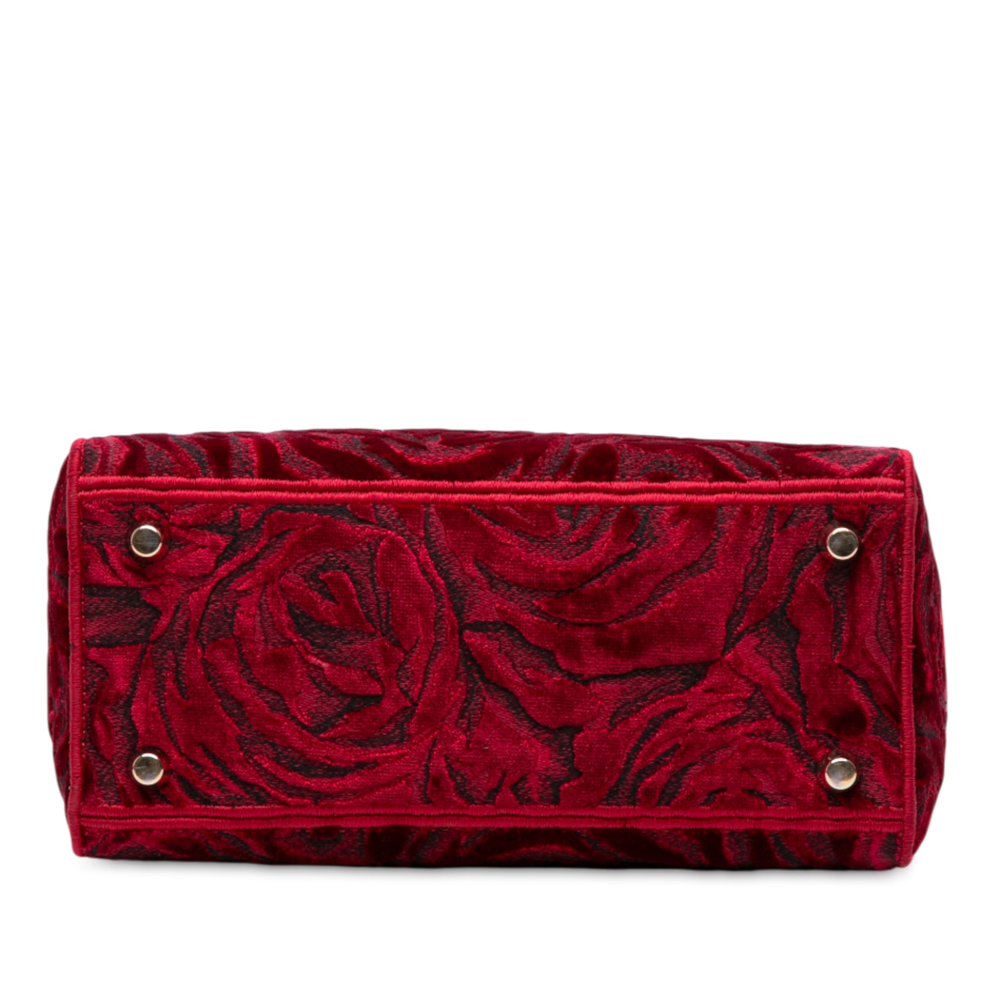 Medium Embroidered Velvet Roses Lady D Lite - Image 3