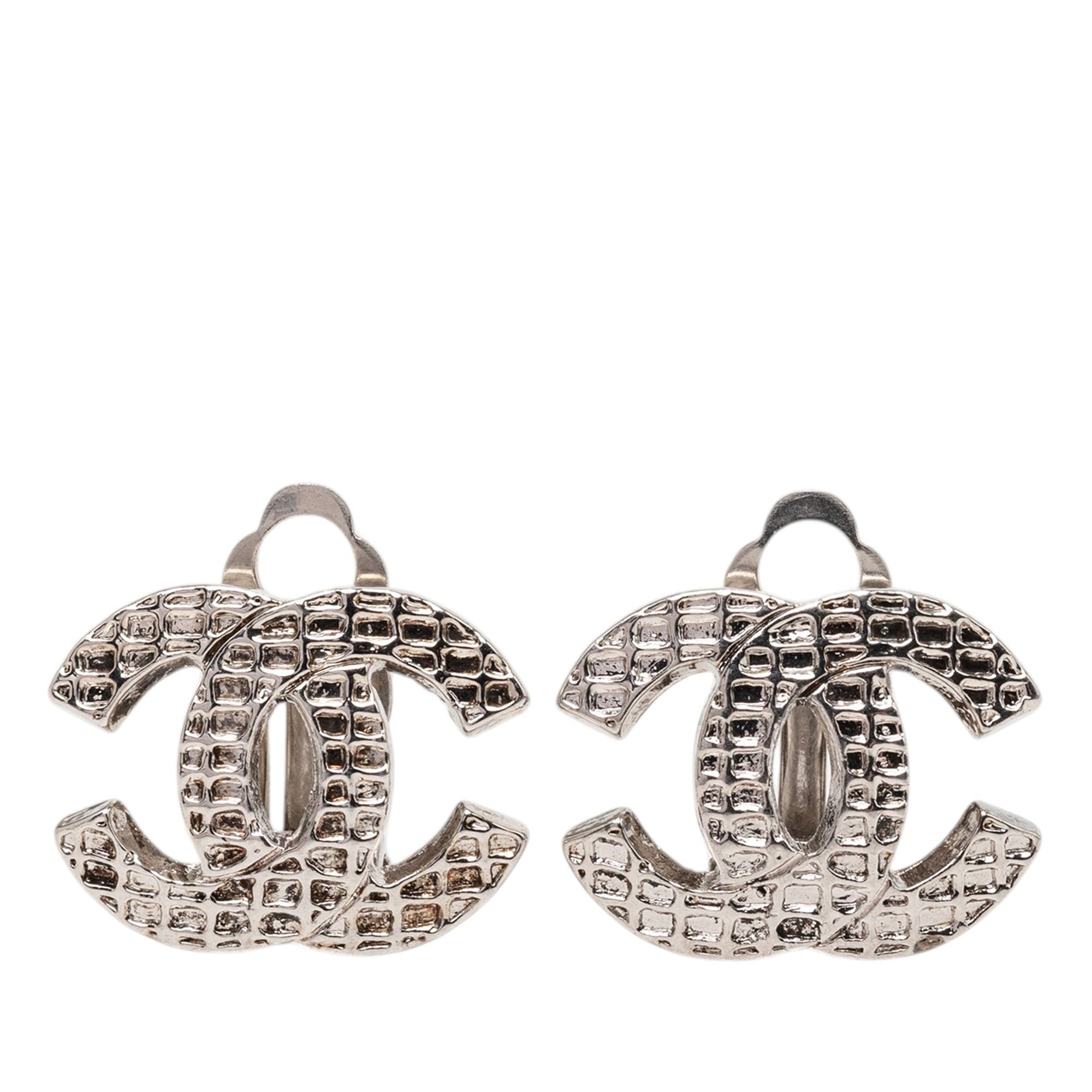 CC Brass Clip On Earrings - Image 1