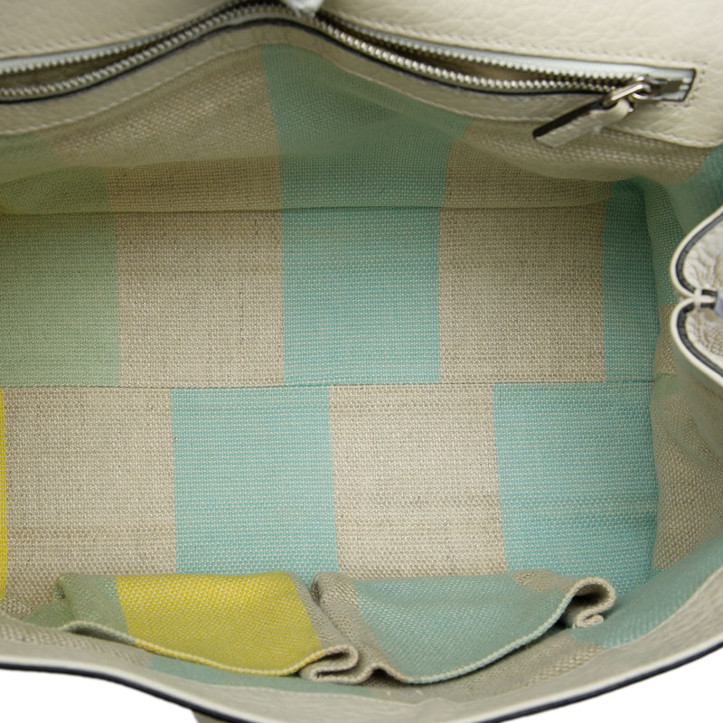 Medium Calfskin Bamboo Daily Satchel - Image 4