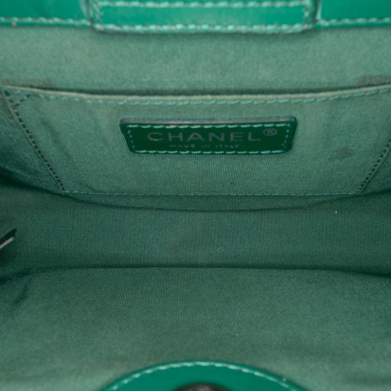CC Quilted Crinkled Calfskin Front Pocket Crossbody - Image 4