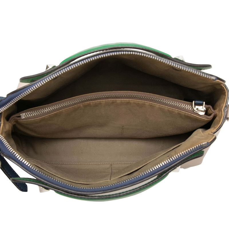 Medium Tricolor Leather By The Way Satchel - Image 4
