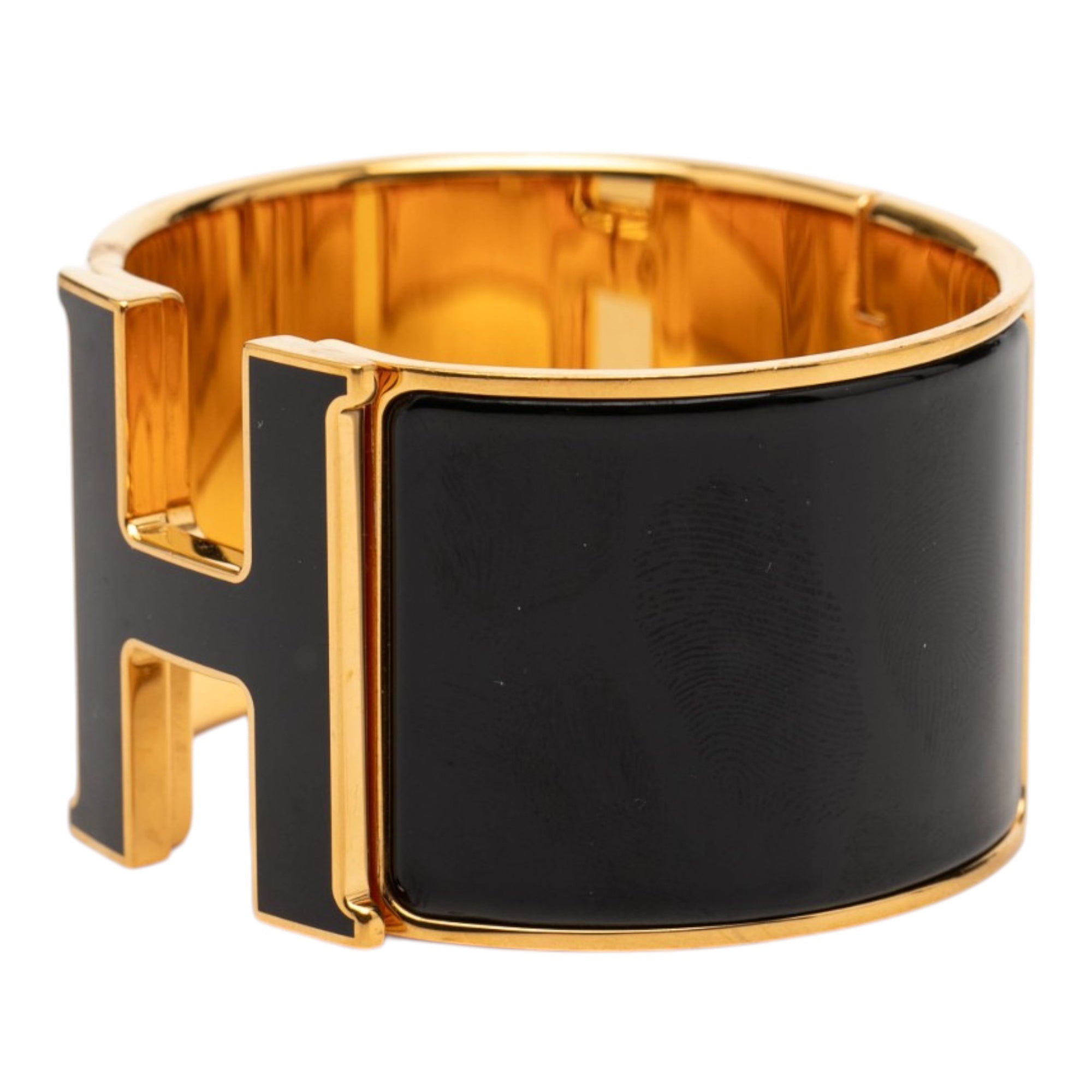 Extra Wide Enamel Clic Clac H Bracelet PM - Image 2