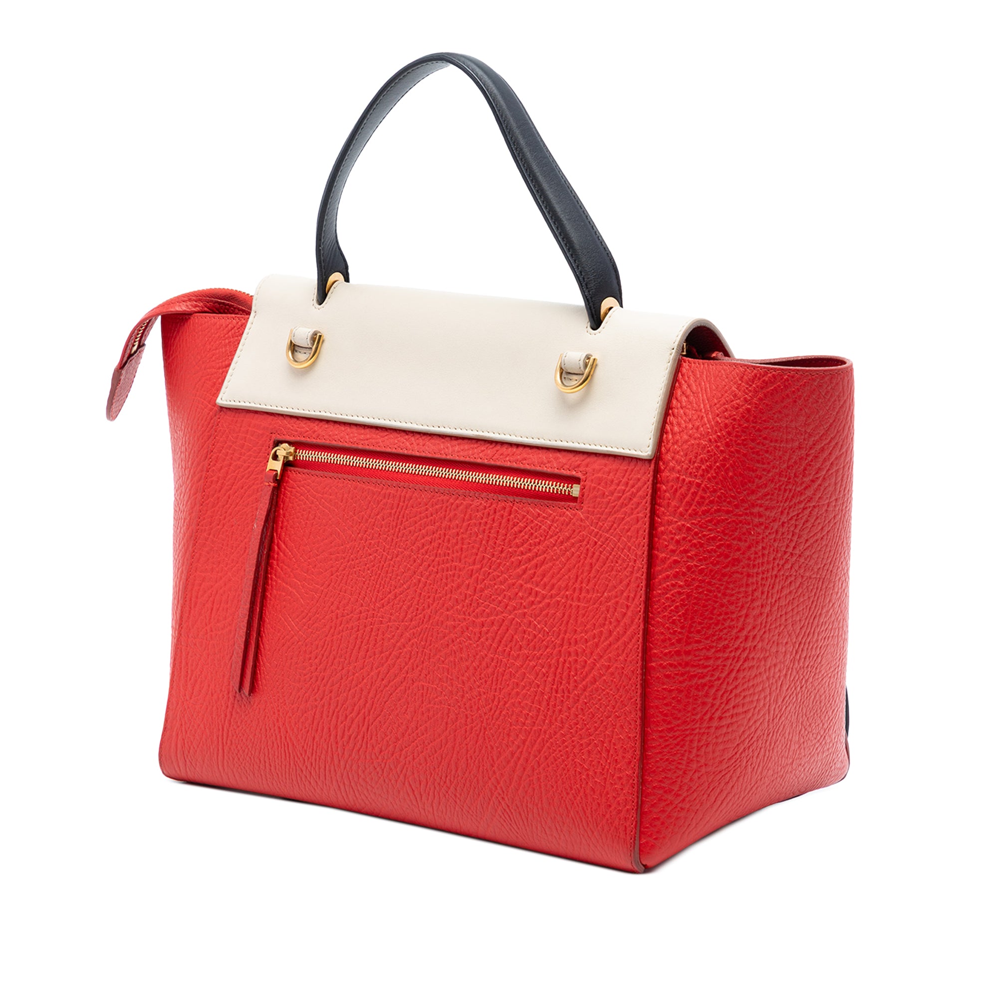 Mini Tricolor Grained Calfskin Belt Bag - Image 2
