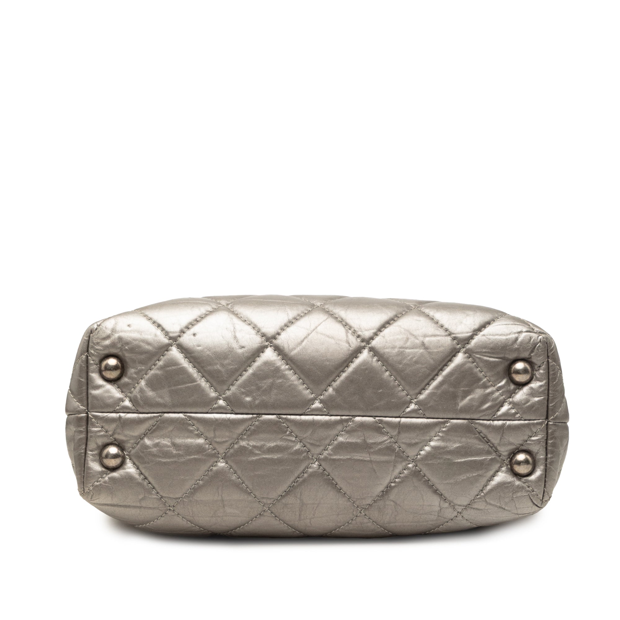 Quilted Metallic Aged Calfskin Reissue 2.55 Tote - Image 3