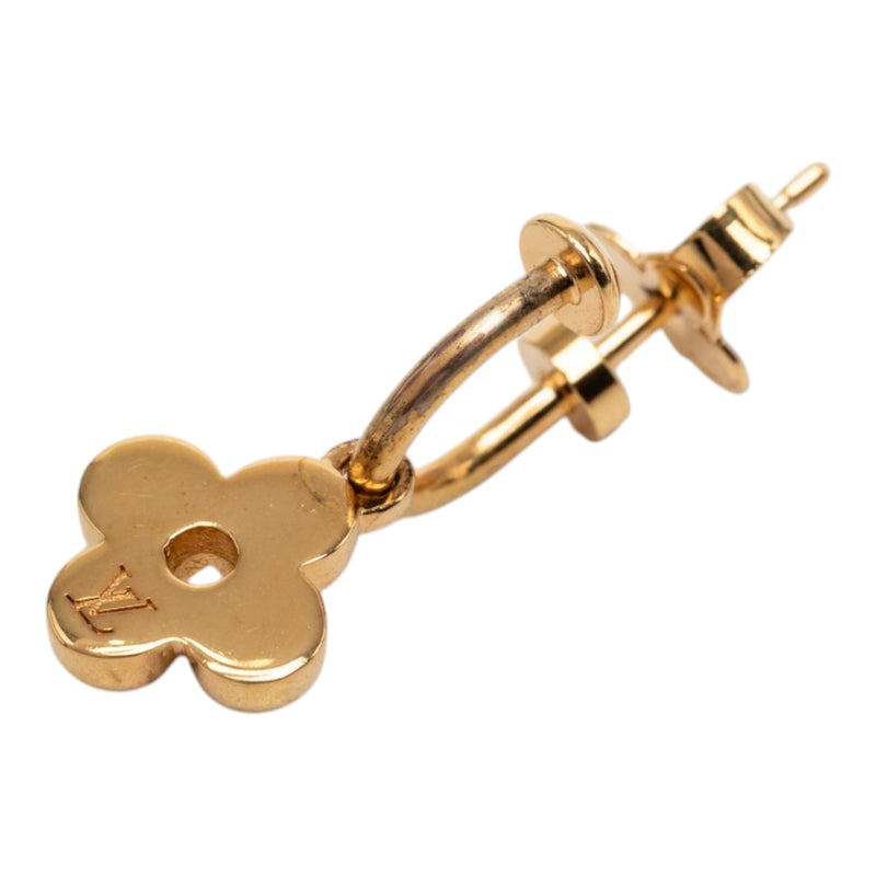 Gold Plated Blooming Push Back Earrings - Image 3