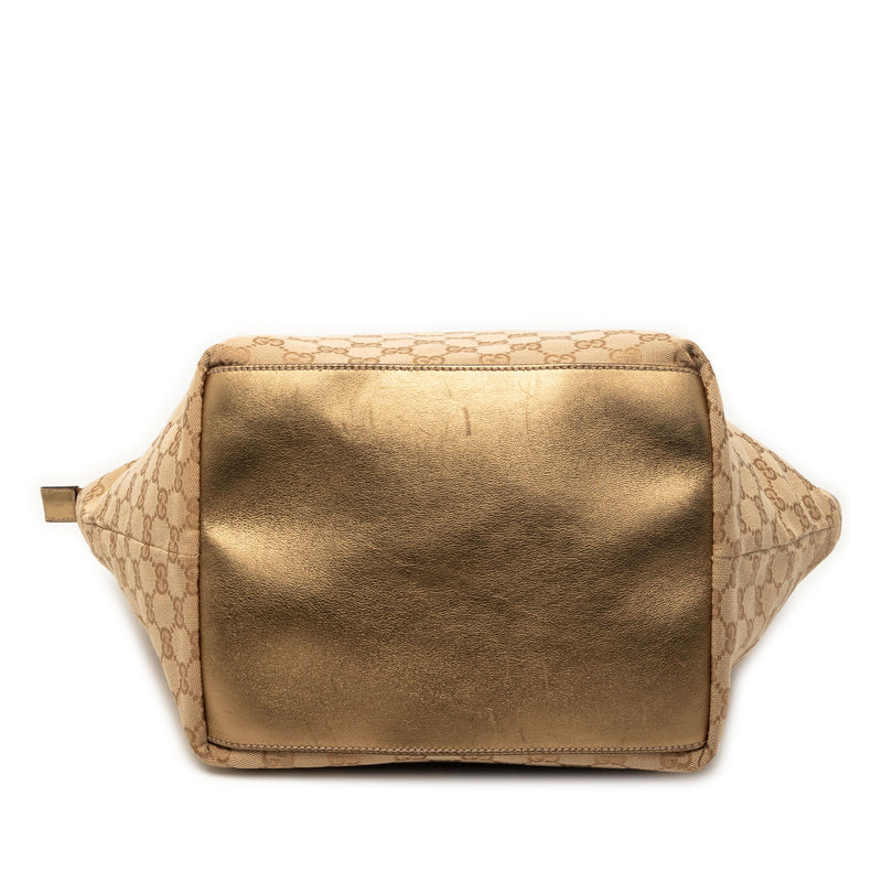 GG Canvas Web Tote - Image 3